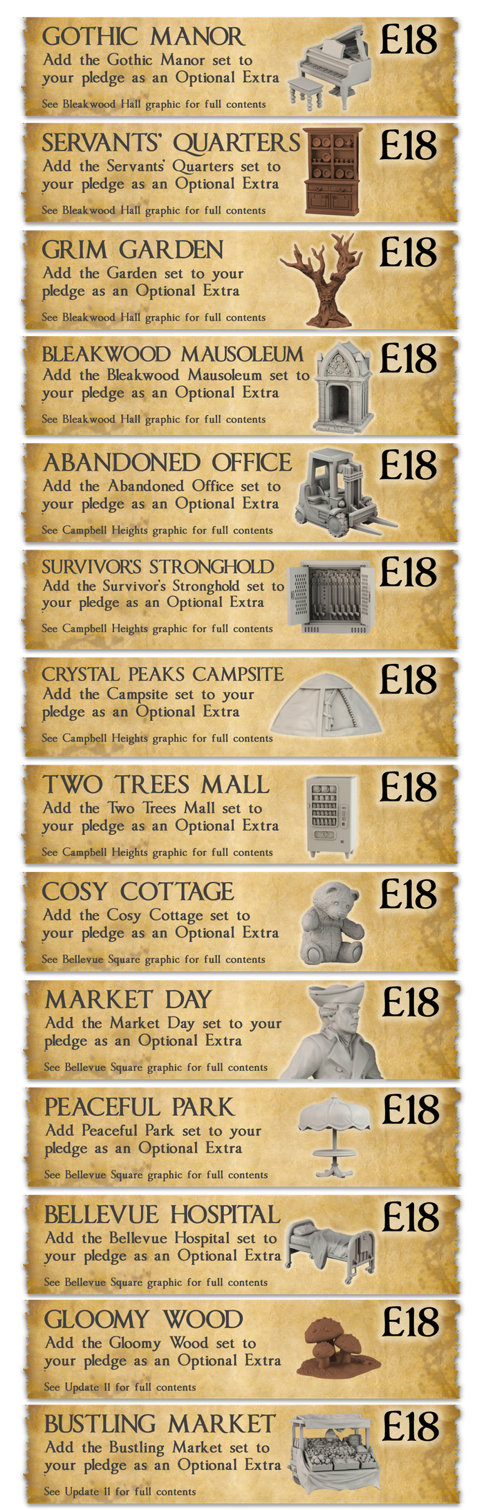 Choose any four of these sets with the Pick 'n' Mix pledge.